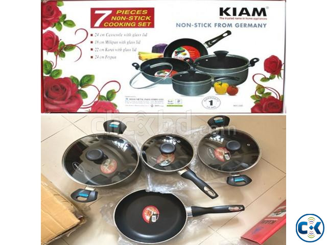 Kiam Non Stick 7 Pcs Cookware Set | ClickBD large image 0