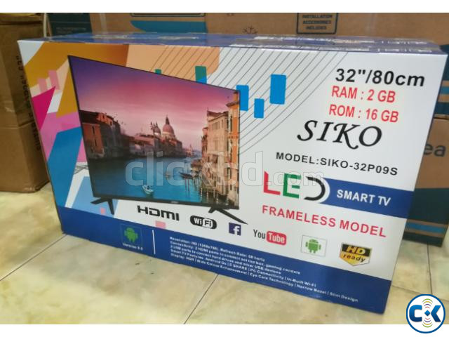 SIKO 32 inch 32P09S SMART ANDROID FRAMELESS FHD 2 16 GB TV | ClickBD large image 1