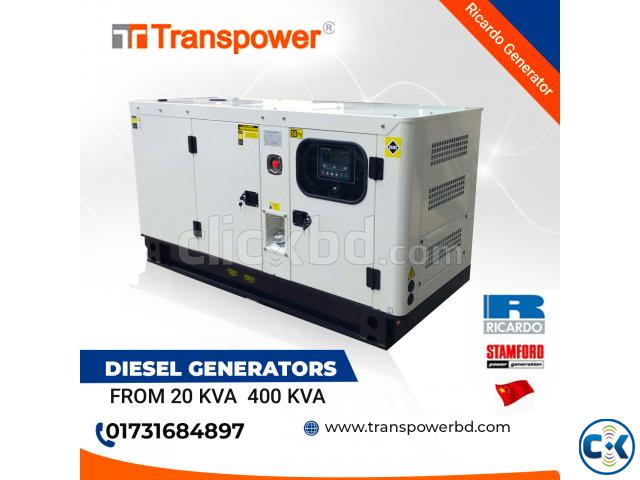 30 KVA Ricardo Diesel Generator China  large image 0