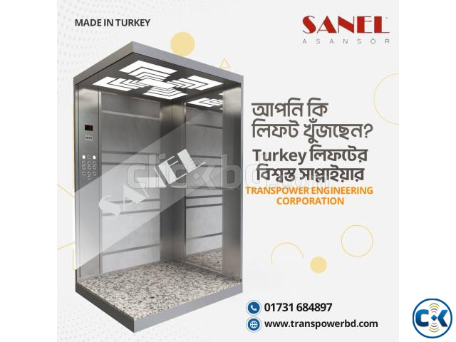 Turkey 630kg 8 Person Passenger Lift Price in Bangladesh large image 0