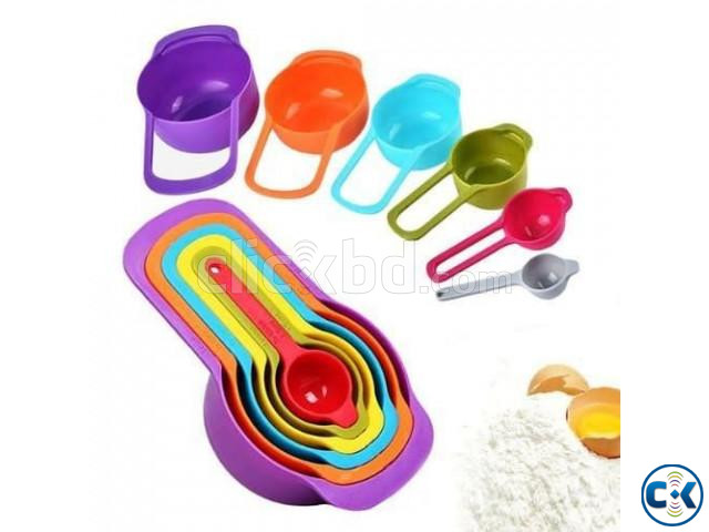 6 Piece Measuring Cups and Spoons | ClickBD large image 0