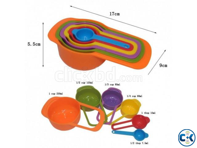 6 Piece Measuring Cups and Spoons | ClickBD large image 3