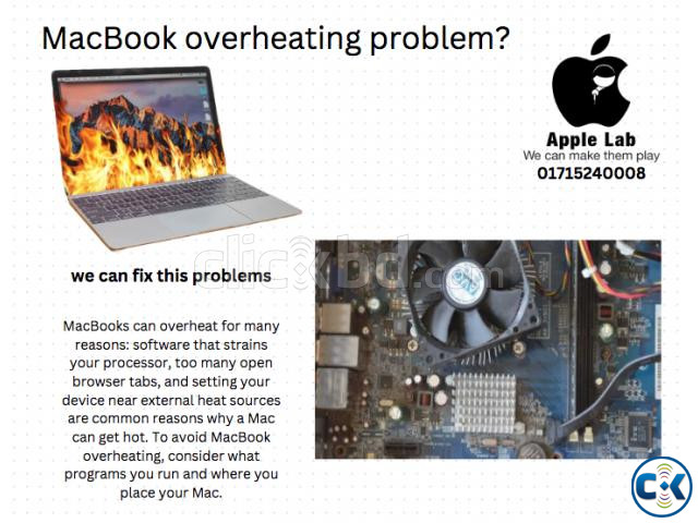 MacBook overheating problem  | ClickBD large image 0