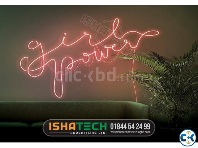 Neon Sign Custom Neon Sign Neon Lights Neon Sign Board | ClickBD large image 1