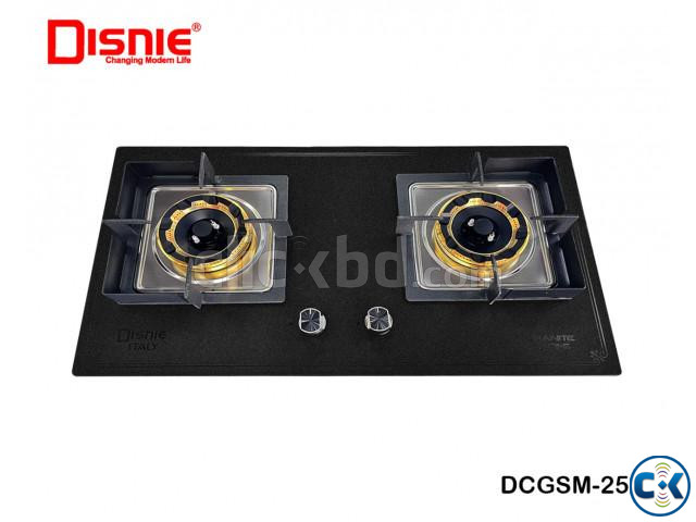  DISNIE 2 BURNER AUTOMATIC GAS STOVE -MARBLE TOP - DCGSM-25 | ClickBD large image 0