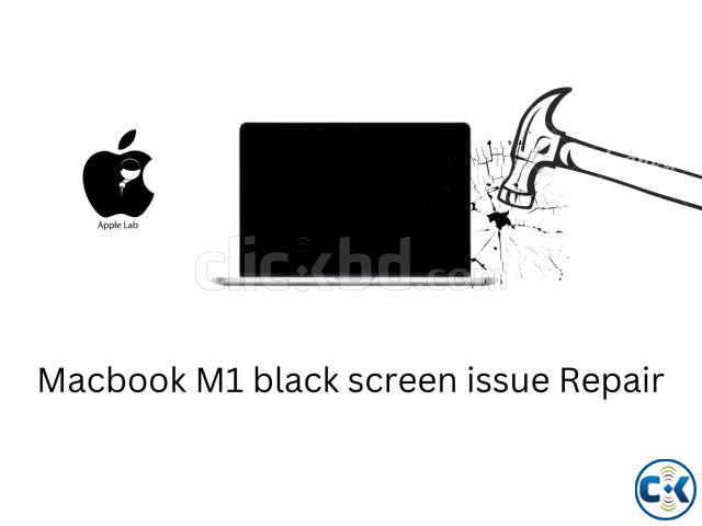 Macbook M1 black screen issue repair | ClickBD large image 0