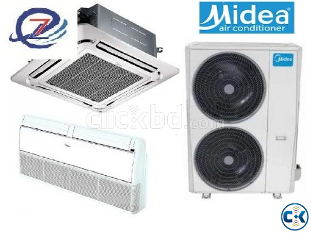 Midea 4.0 Ton Air Conditioner Ceiling Cassette Type | ClickBD large image 1