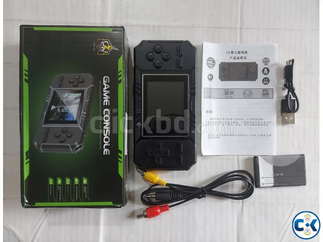 S8 Handheld Game Console 520 Game 3inch Display Kids Game Pl | ClickBD large image 1