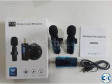 K35 Pro Dual Mic Wireless Microphone For Smartphone DSLR