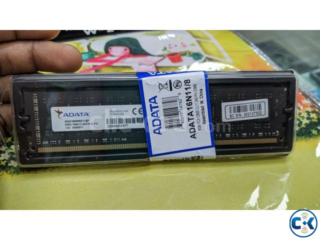 Adata 8GB Desktop DDR3 Ram 1600Mhz Warranty 2 Year | ClickBD large image 0