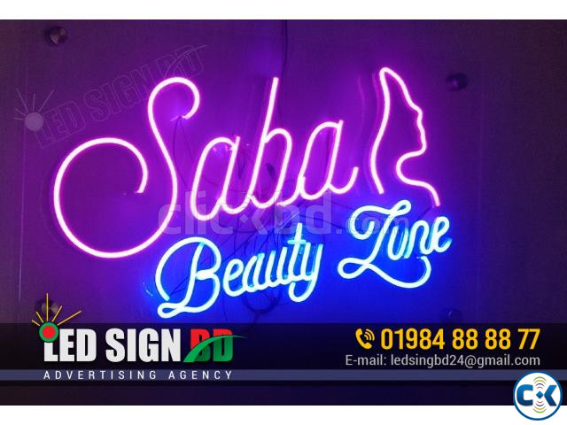 Neon signs are a luminous eye-catching addition to any busi | ClickBD large image 2