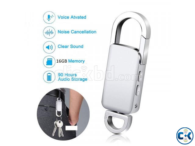 AR431 Voice Recorder Keychain 16GB Metal Body Mp3 Music Play | ClickBD large image 3