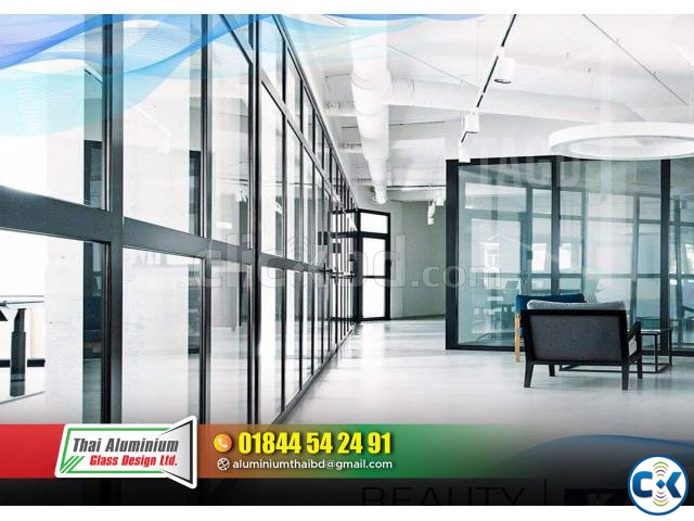 Cutting Wall Glass Spider Glass Partition Euro Model Glass | ClickBD large image 2
