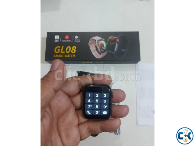 GL08 Smartwatch 1.90 Big Display Calling Option Metal Body W large image 2