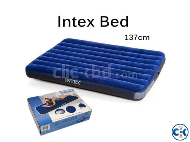 intex Double Air Bed With Electric Pumper | ClickBD large image 1