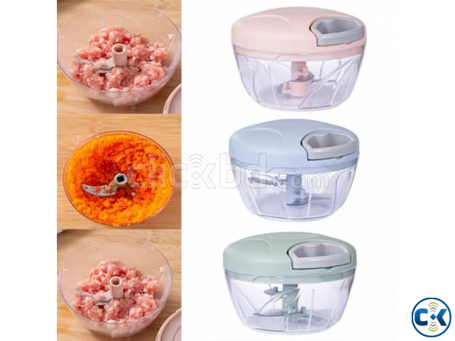Manual Handy Chopper for Vegetable and Fruits | ClickBD large image 3