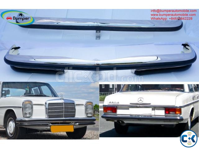 Mercedes W114W115 Sedan Series 1 1968-1976 bumper with lower | ClickBD large image 0