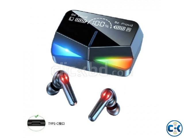M28 Gaming TWS Wireless Bluetooth Earbuds Earphone | ClickBD large image 2