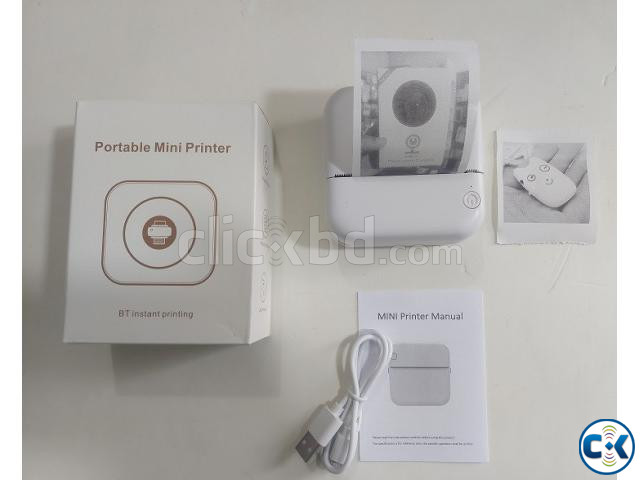MX06 Bluetooth instant Printer Portable Mini Pinter | ClickBD large image 1