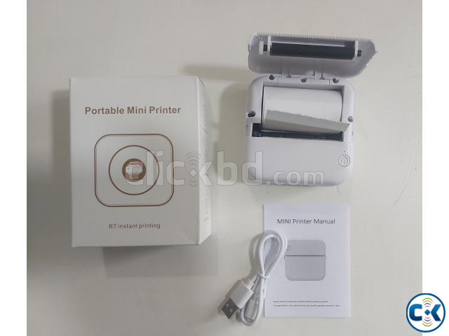 MX06 Bluetooth instant Printer Portable Mini Pinter | ClickBD large image 3