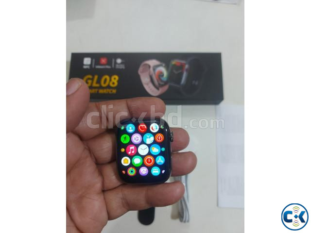 GL08 Smartwatch 1.90 Big Display Calling Option Metal Body W | ClickBD large image 0