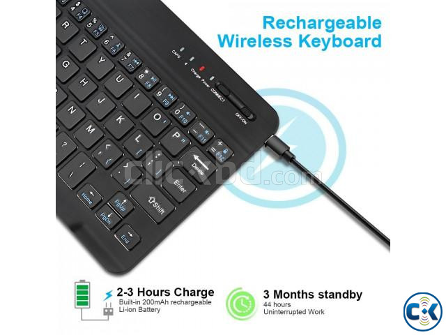 BD020 Bluetooth Keyboard 7 inch Universal Device for Android | ClickBD large image 2