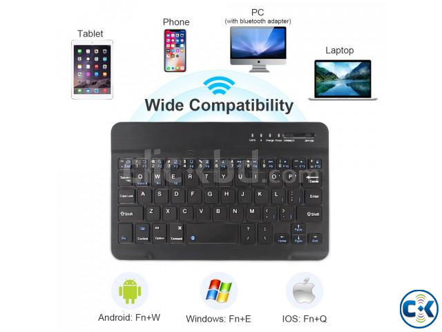 BD021 Bluetooth Keyboard 10 inch Universal Device | ClickBD large image 1