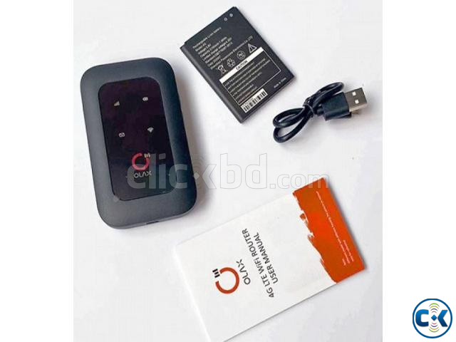 Olax WD680 4G Wifi Pocket Router Sim Single Sim 3G 4G | ClickBD large image 1
