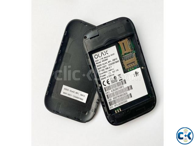 Olax WD680 4G Wifi Pocket Router Sim Single Sim 3G 4G | ClickBD large image 2