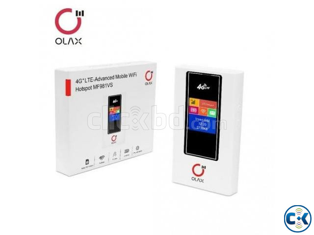 OLAX MF981VS 4G LTE WiFi Pocket Router with 2100mAh Battery | ClickBD large image 1
