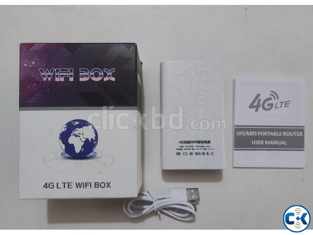 MF909 4G Wifi Pocket Router Power Bank 6800mAh With Sim Card | ClickBD large image 0