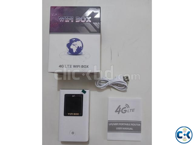 MF909 4G Wifi Pocket Router Power Bank 6800mAh With Sim Card | ClickBD large image 1