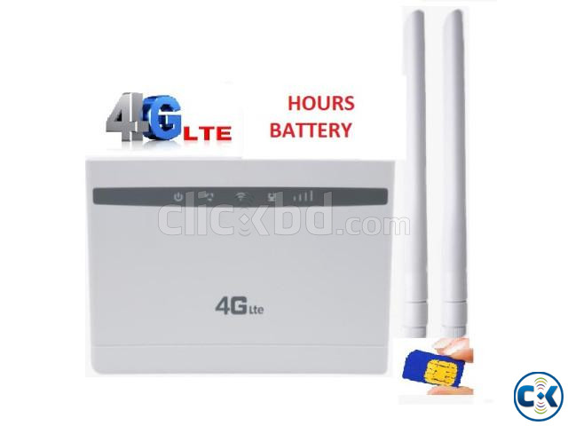 R102 LTE CPE 4G Wireless Router Single Sim 4000mAh Battery | ClickBD large image 1