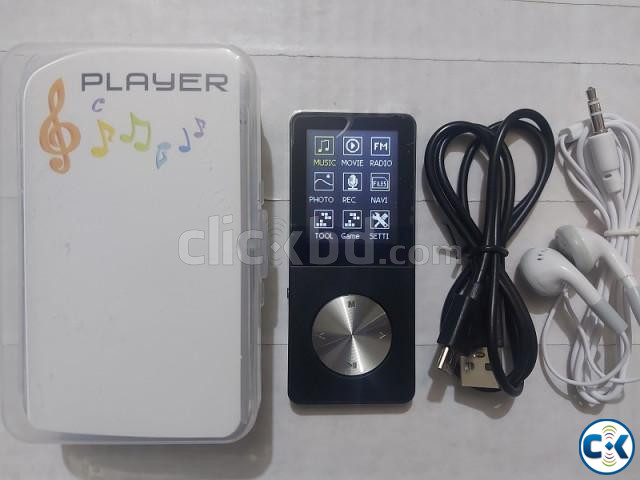 T01 Mp3 Mp4 Player 16GB Build in Memory With Metal Body | ClickBD large image 0