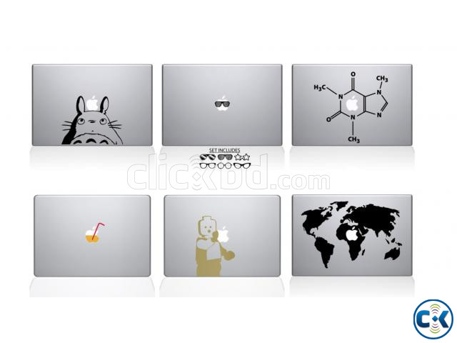 Apple Stickers for MacBook | ClickBD large image 1