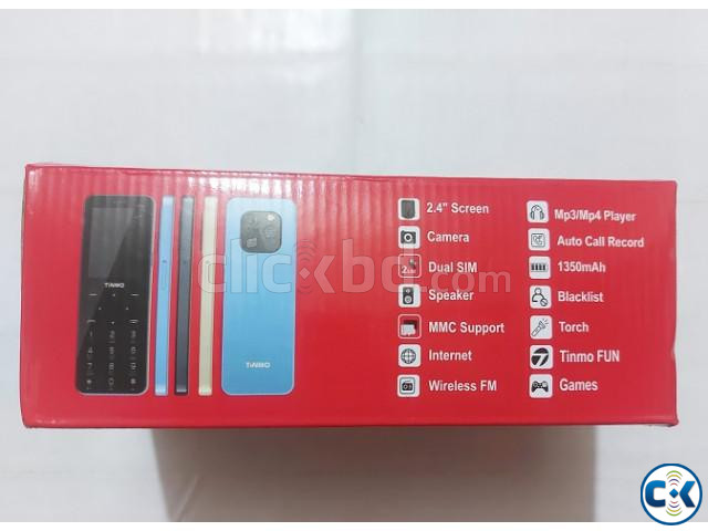 Tinmo F688 Star keypad Touch Slim Card Phone With Warranty | ClickBD large image 3