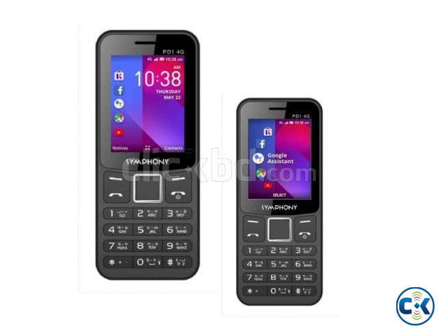 Symphony PD1 4G Kaiso Button Phone WIFI Facebook YouTube | ClickBD large image 0