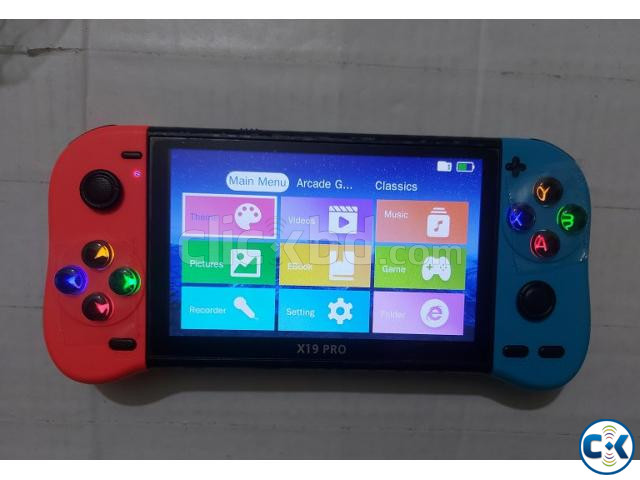 X19 Pro Handhold Game Console Kids Game Player 8GB Memory 68 | ClickBD large image 1