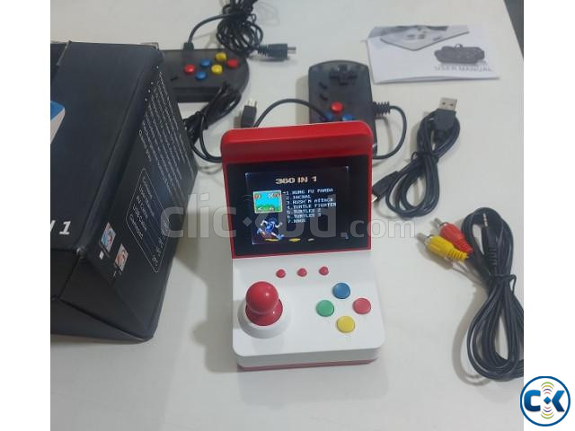 360 in 1 Mini Arcade Game With 2 Controller Game Player | ClickBD large image 4