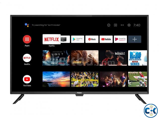 Haier 43 Bezel Less 4K Google Android Netflix TV | ClickBD large image 0