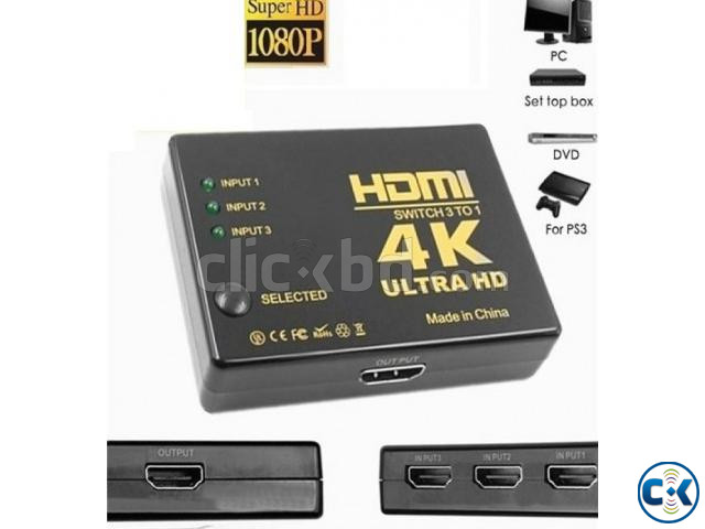 HDMI Switch Splitter HD Output TV Switcher Box large image 0