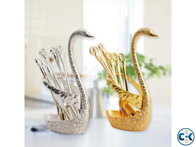 Products No.09 Products Name SWAN SPOON SET | ClickBD large image 2