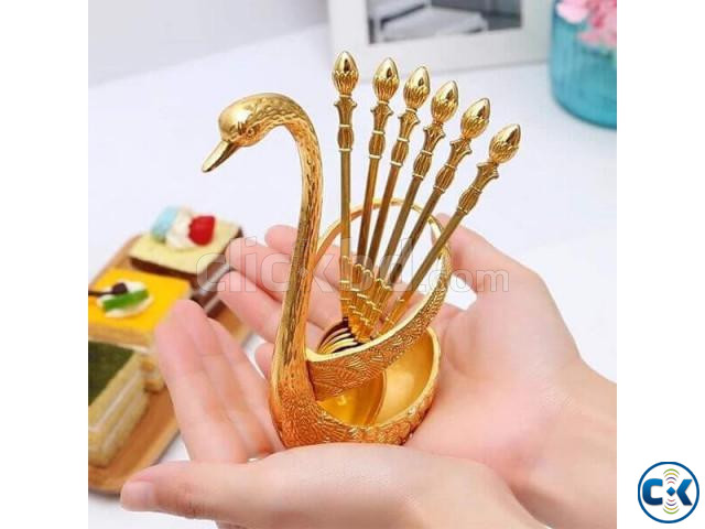 Products No.09 Products Name SWAN SPOON SET | ClickBD large image 3