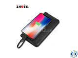 Zhuse Star River Series 3 Wireless Power Bank Leather Wallet