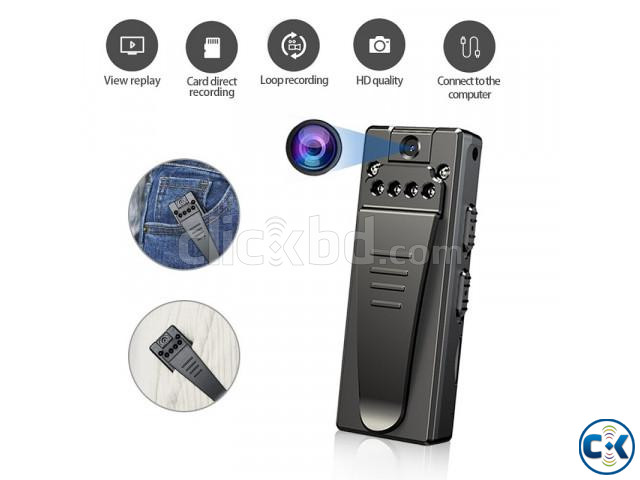 Z8 Body Camera HD Night Vision Also Voice Recorder Option | ClickBD large image 1