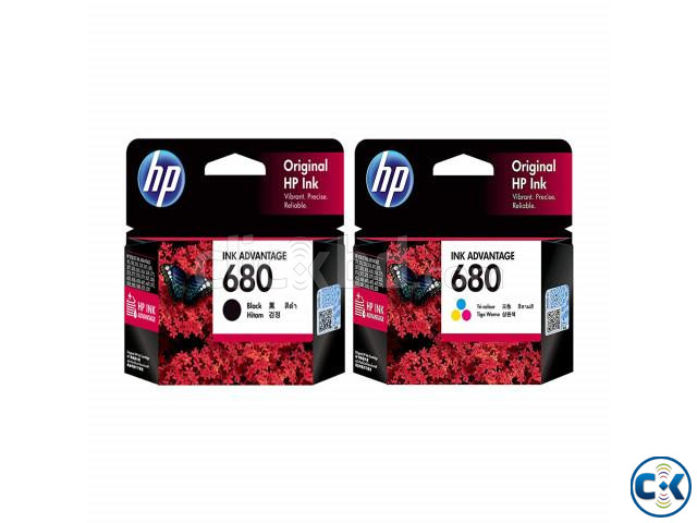 HP Genuine 680 Ink Adventage Cartridge Black and Color | ClickBD large image 4