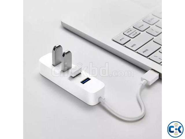 Xiaomi 4 Ports USB3.0 Hub with Stand-by Power Supply Interfa | ClickBD large image 2