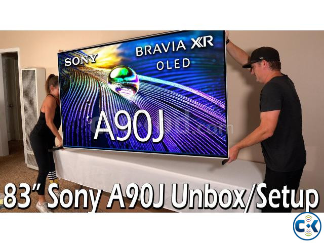 83 Sony Bravia XR A90J OLED TV - Unboxing Setup | ClickBD large image 0