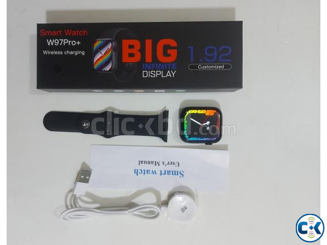W97 Pro Plus Smartwatch With Apple Logo Calling Watch | ClickBD large image 1
