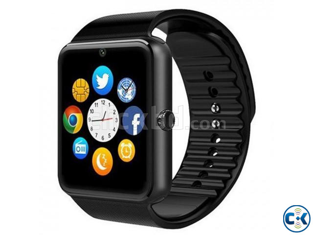 GT08 Smart Mobile Watch Full Touch Display Direct Call SMS O | ClickBD large image 0